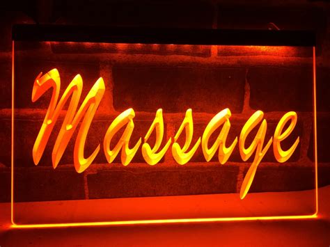 Lk Massage Services Display Led Neon Light Sign Home Decor Crafts In