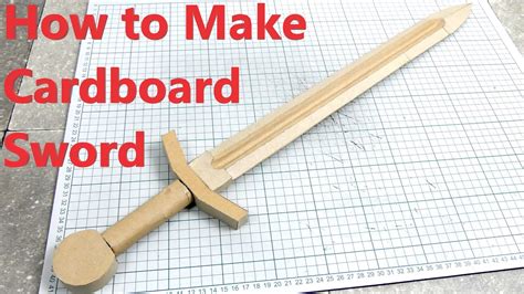 How To Make A DIY Cardboard Sword YouTube