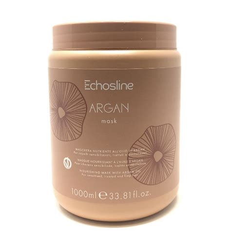 Echosline Argan Shampoo Idratante Olio Di Argan Capelli Secchi 1000ml