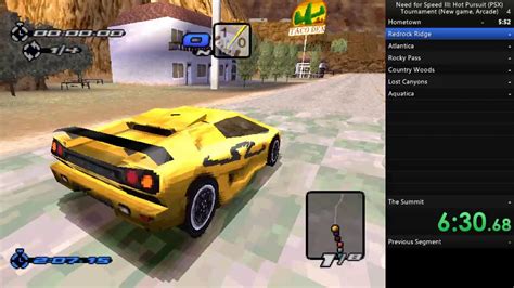 NFS III Hot Pursuit PSX Tournament New Game Arcade Beginner Speedrun In YouTube