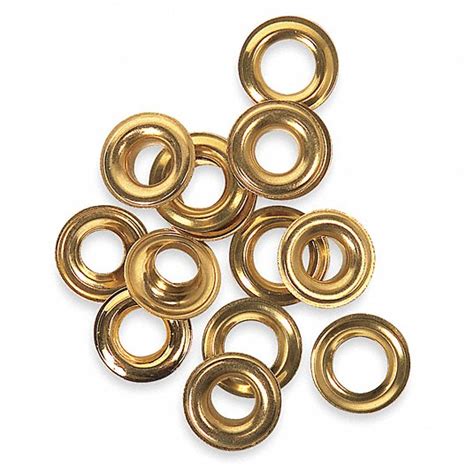 Westward Grommet Kit Refill 1 4 Solid Brass 24 Pk 3ab84 3ab84 Grainger