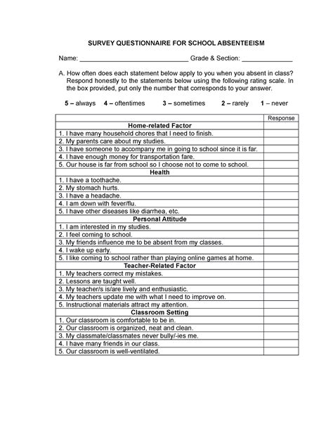 Local Media Survey Questionnaire For School