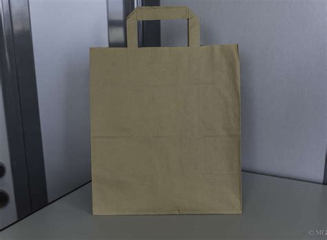 Sacs kraft poignées plates Brun Express Sac