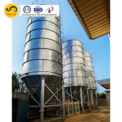 Sdcad Bolted Galvanized Cement Storage Silo Buy Ton Cement Steel