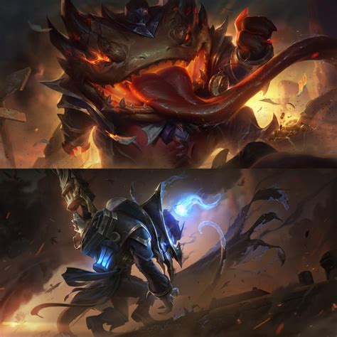 High Noon Tahm Kench & Twitch Splash Art 🏜 : r/supportlol