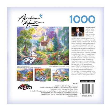 RoseArt Abraham Hunter Light Unto My Path 1000 Piece