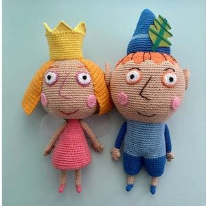 Ben and Holly, Crochet Princess, Amigurumi Doll, Little Kingdom - Etsy