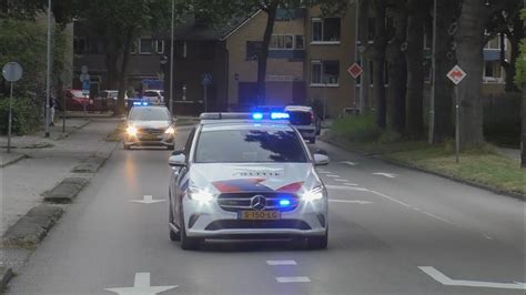 X Politie B Klasse Met Spoed Naar Een Melding In Emmen Youtube