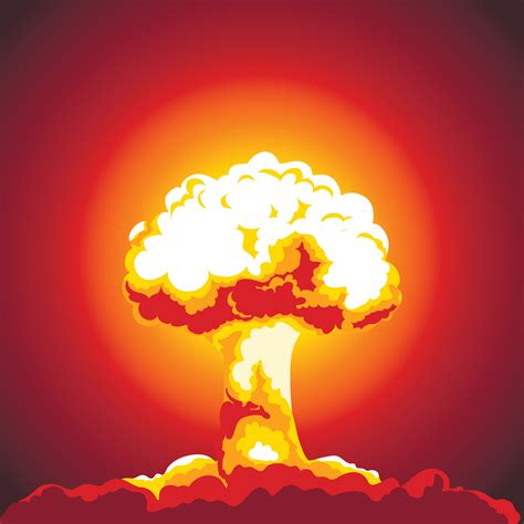 Nuclear explosion illustration 14022248 Vector Art at Vecteezy