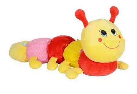 Peluche Oruga Gusano Cienpiés Sonajero Grande 90cm Fionatoys Cuotas