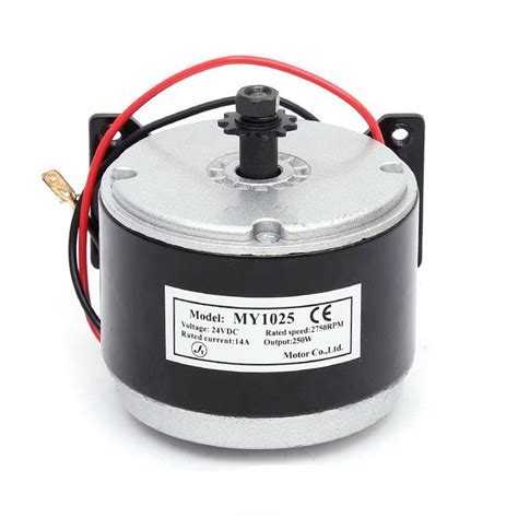 My1025 24v 250w 2750rpm Brushed Electric Motor For E Scooter Drive