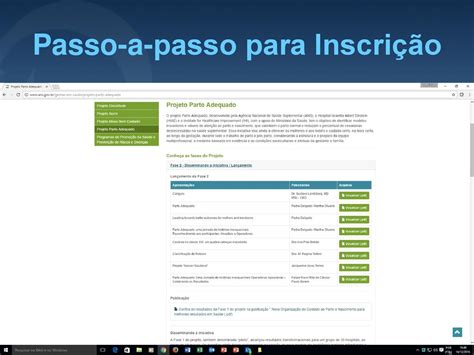 Projeto Parto Adequado Ppt Carregar
