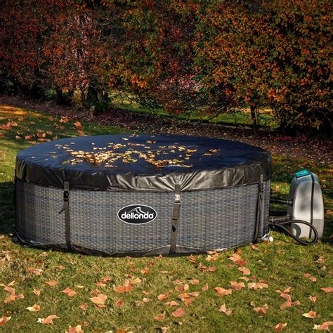 Dellonda DL Person Inflatable Hot Tub Spa With Smart Pump