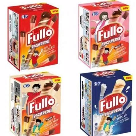 Jual Fullo Wafer Roll 1 Box Isi 24 Pcs Shopee Indonesia