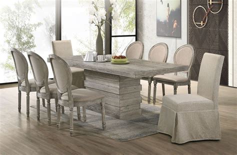 Morland Rustic Grey Dining Table