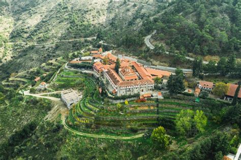 Machairas Monastery Troodos Mountains Cyprus Stock Photo Image Of