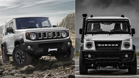 Maruti Suzuki Jimny Vs Force Gurkha Off Road Specs Compared Car News