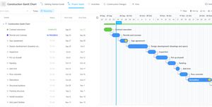 Construction Gantt Chart | Template by ClickUp™