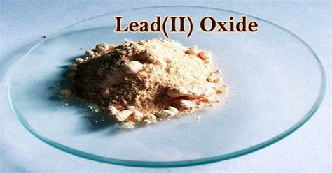 Lead(II) Oxide - Assignment Point