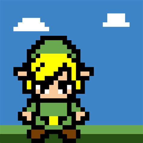 link pixel art