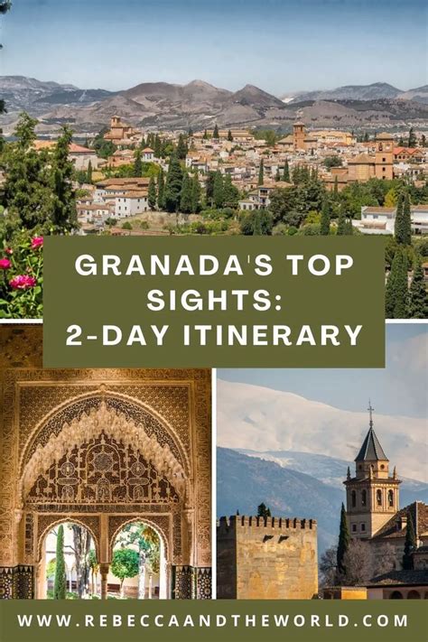 2 Days In Granada Spain The Perfect Itinerary Map For 2024 In