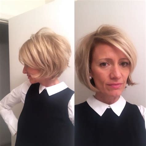37 easy and stylish short bobs with bangs for women over 60 – Artofit