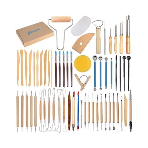 61pcs Ceramic Clay Tools Kit Pottery Tools Clay Sculpting Etsy