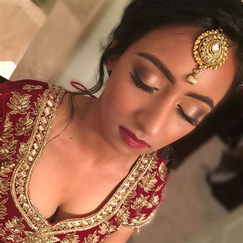 Indian Bridal Makeup Done By Brittany Baer Makeupbybrittanym On