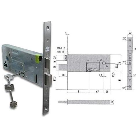 Serratura Cisa Art Cisa Serrature Da Infilare