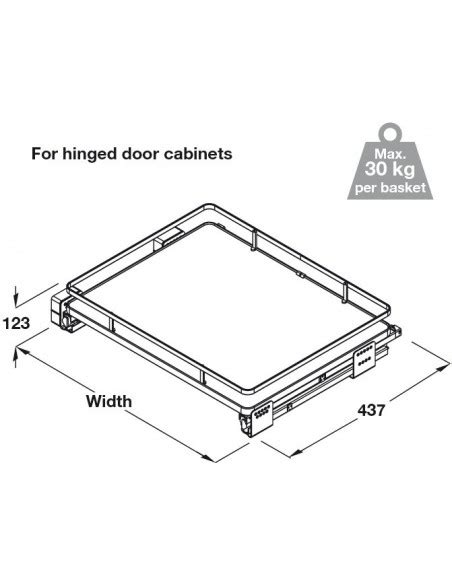 Mm Pull Out Kitchen Internal Drawer Soft Closing