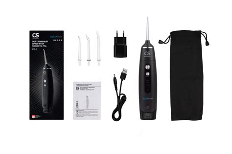 Ирригатор CS Medica AquaPulsar CS-3 портативный, черный — купить в ...