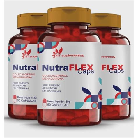 Kit Potes Nutra Flex C Psulas Suplemento Alimentar Em Promo O