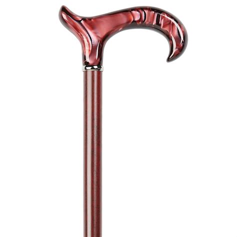 Ruby Red Derby Handle Dress Cane Health And Care