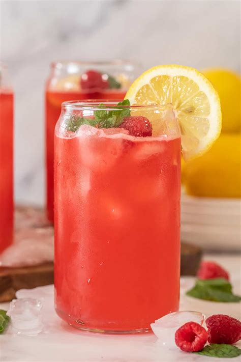 Simple Raspberry Lemonade Valentinas Corner