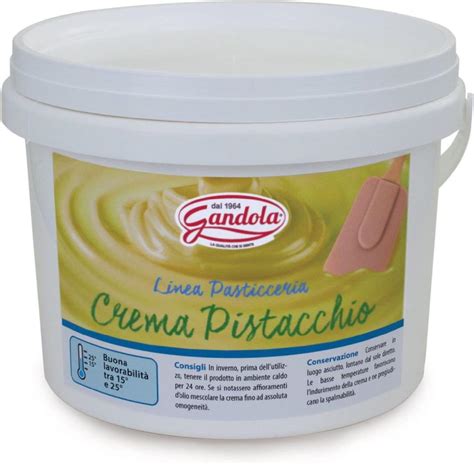 Crema Spalmabile Gandola Crema Al Pistacchio Secchiello 3 Kg