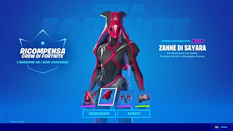 Fortnite Negozio Oggetti NUOVA SKIN CREW SAYARA 1 Aprile 2022