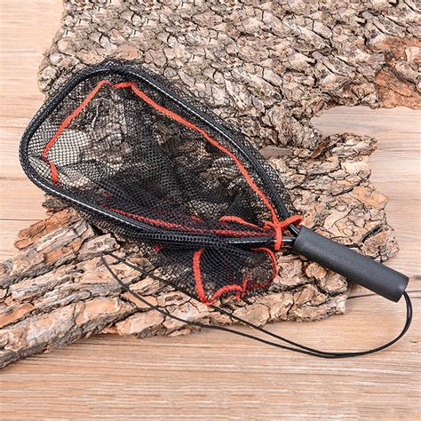 Aluminum Alloy 80cm Retractable Fishing Net Telescoping Foldable