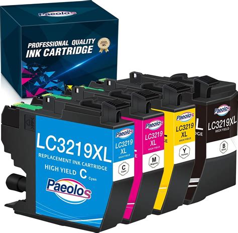 Paeolos Replacement For Brother Lc Xl Lc Ink Cartridges Set