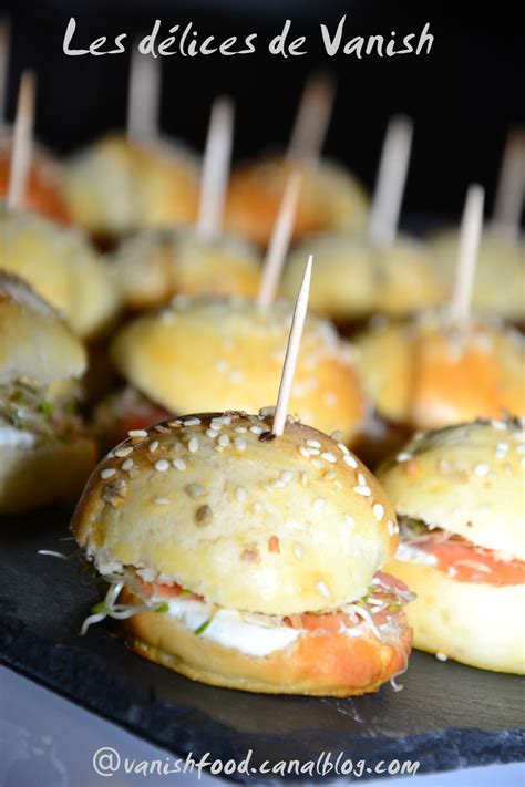 Mini burger apéro au saumon Vanish Délices recettes test de produits