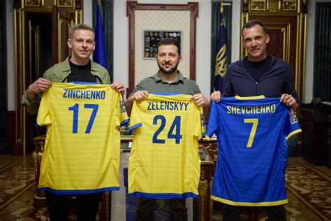 Shevchenko And Zinchenko Meet Zelensky In Kiev PHOTO May 31 2023