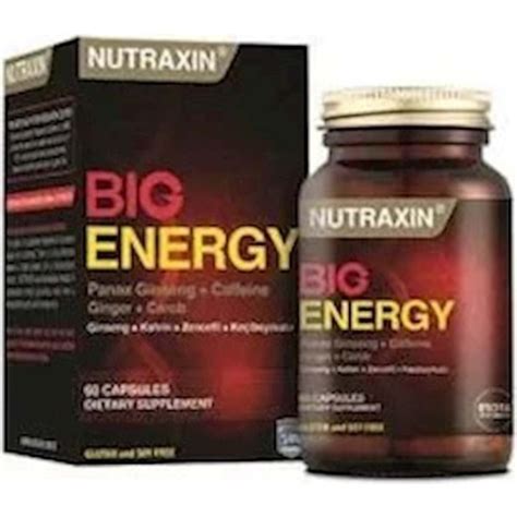 Nutraxin Big Energy 60 Kapsül Fiyatı - Taksit Seçenekleri
