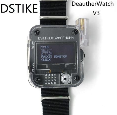 DSTIKE WiFi Deauther V1 V2 V3 V4 Wristband Wearable ESP8266 Development ...