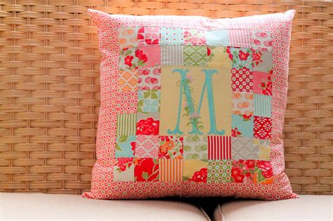 Patchwork Pillow Pattern And Tutorial The Cottage Mama