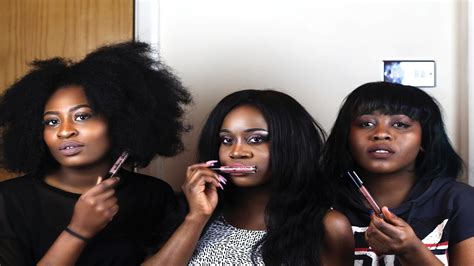 SWATCH AND REVIEW ON THE NYX LINGERIE MATTE LIQUID LIPSTCK ON DARK SKINTONE YouTube