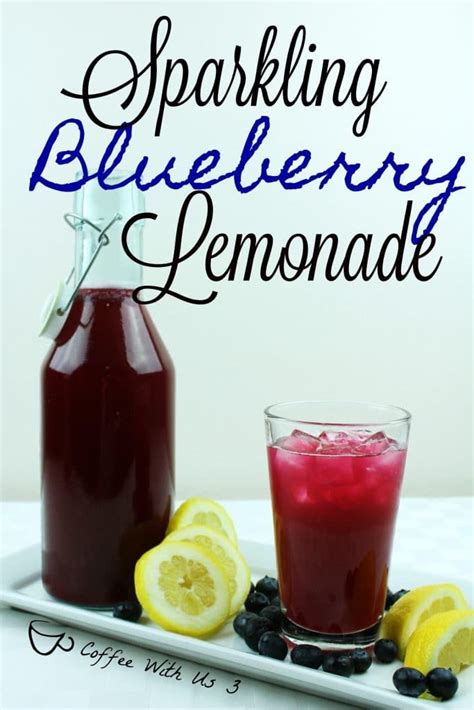 Sparkling Blueberry Lemonade Recipe Blueberry Lemonade Blueberry Blueberry Liquor