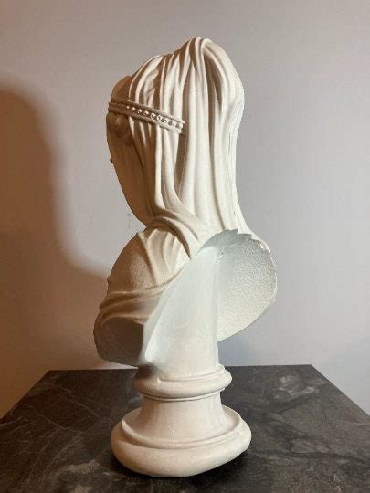 Virgin Mary Virgin Mary Statue Veiled Lady Bust Veiled Etsy Uk