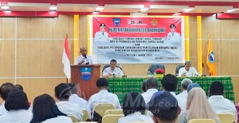 Tindaklanjuti Temuan Bpk Opd Di Manokwari Diberi Target Mcp Capai