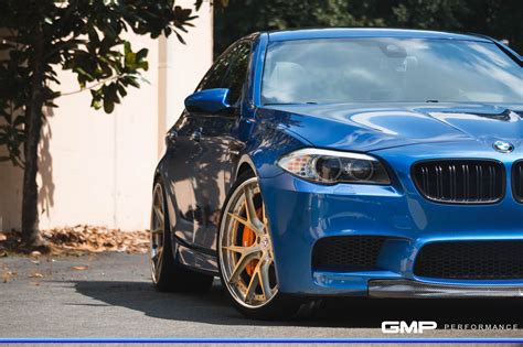 F Bmw M By Gmp Performance Looks Majestic In Monte Carlo Blue Wrap