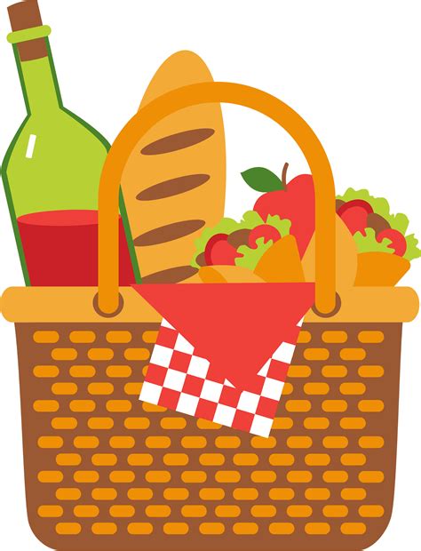 picnic basket clip art 3