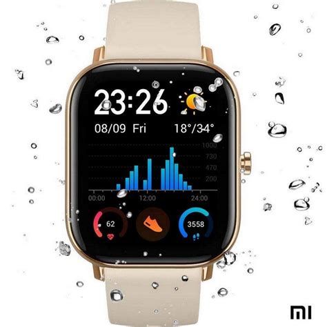 Relógio Smartwatch Amazfit GTS A1914 47MM Dourado